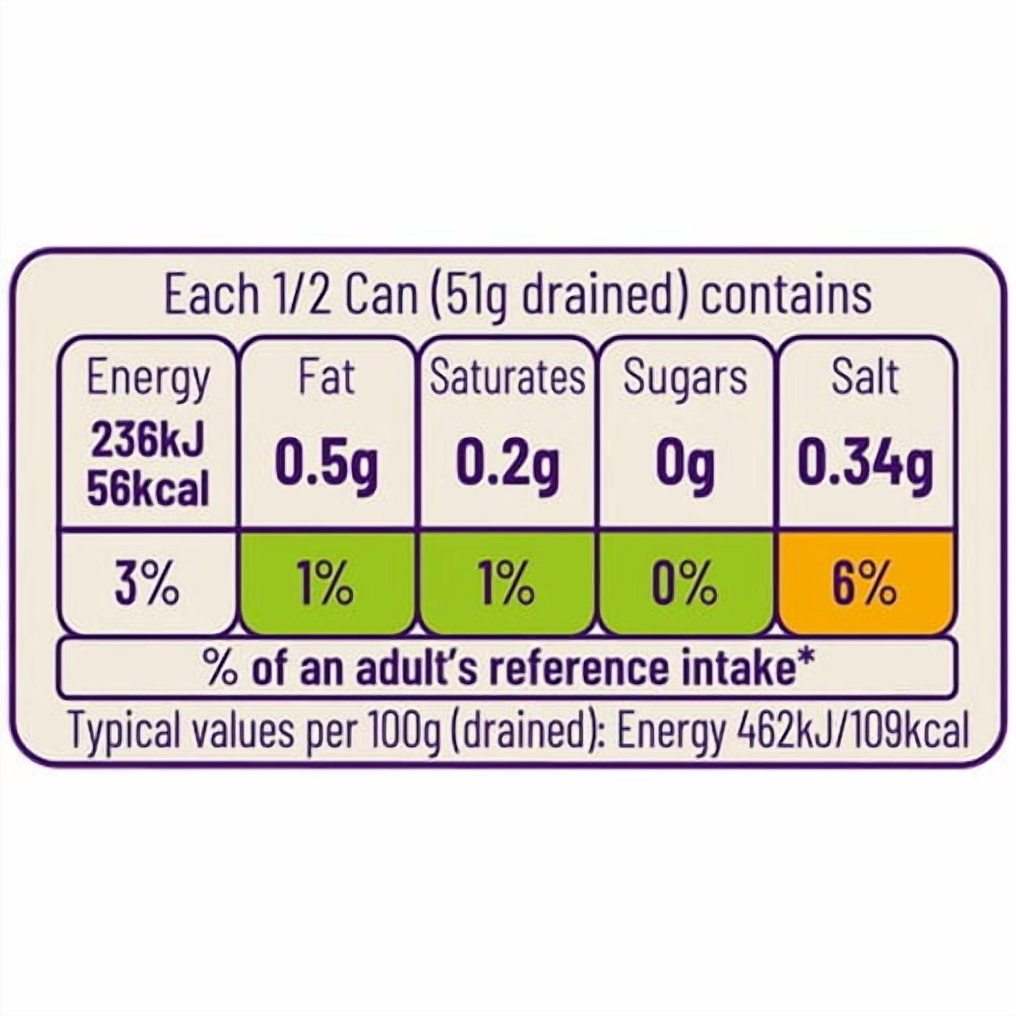 Ocado Tuna Chunks in Brine 4 x 145g, British Import (Pack of 2)