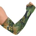 thumbnail image 2 of ALAZA Leopards in Tropical UV Sun Protection Arm Sleeves UPF 50+ Compression Cooling Sleeve 1 Pair, 2 of 7