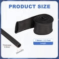 thumbnail image 2 of Insulation Cable Protector,25mm/0.98 Inch-1m/3 Feet High TEMP Fiberglass Sleeve Black, 2 of 6