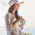 thumbnail image 4 of Vaso térmico SIPX de 887 ml de acero inoxidable blanco, 4 of 7