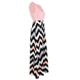 thumbnail image 4 of Casual Dress for Womens Plus Size Wave Striped Summer Beach Boho Dress Party Cocktail Long Maxi Dresses, 4 of 5