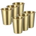 thumbnail image 3 of 6 pcs taza de acero inoxidable tazas de agua de metal de acero inoxidable taza de café tazas de cerveza, 3 of 6