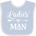 thumbnail image 3 of Inktastic Valentine Boys Ladies Man Boys Baby Bib, 3 of 4