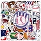 thumbnail image 1 of 50 pegatinas de béisbol, tatuajes de béisbol de vinilo impermeables para niños y adultos, calcomanías deportivas para botellas de agua para portátiles de snowboard, 1 of 5