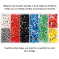thumbnail image 1 of HSC8 6-4 0.25-10m㎡ AWG23-7 Ferrule Crimping Tool Kit High Hardness Crimper Plier with 1200pcs Wire Ferrules Crimp Ends Terminal, 1 of 5