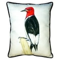 thumbnail image 3 of Betsy Drake SN310 11 x 14 in. Redheaded Woodpecker Small Indoor & Outdoor Pillow, 3 of 3