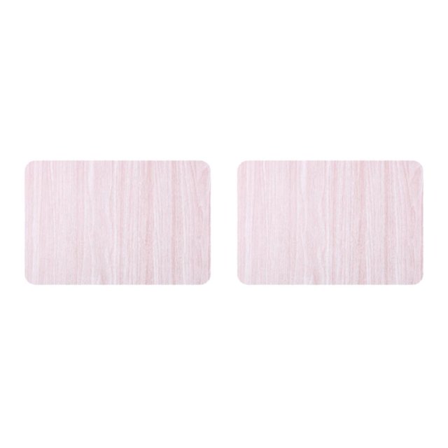 Yuarrent Tapete de de grano de madera de imitación, almohadilla de cuero PU, mantel individual, taza, cojín, tazón, posavasos a prueba de Type2 NO2