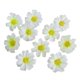 thumbnail image 1 of 10 piezas de cabezas de flores falsas al por mayor para manualidades Flores de margaritas artificiales Decoración floral de bricolaje para Macarena flores para manualidades, 1 of 7