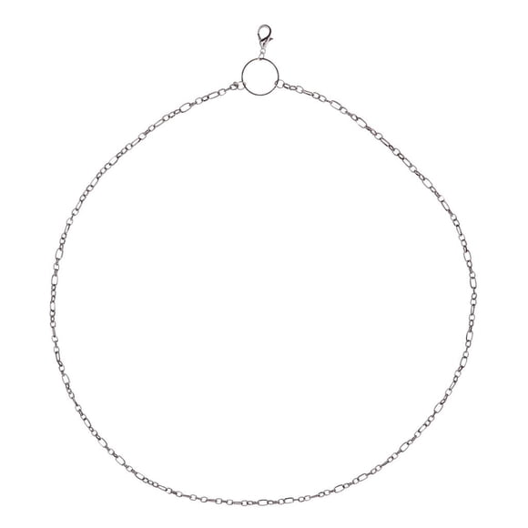 Moda mujer hombre cadena collar DIY joyería accesorios plata Yinane Collar