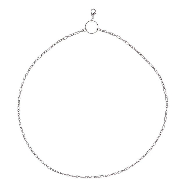 Moda mujer hombre cadena collar DIY joyería accesorios plata Yinane Collar