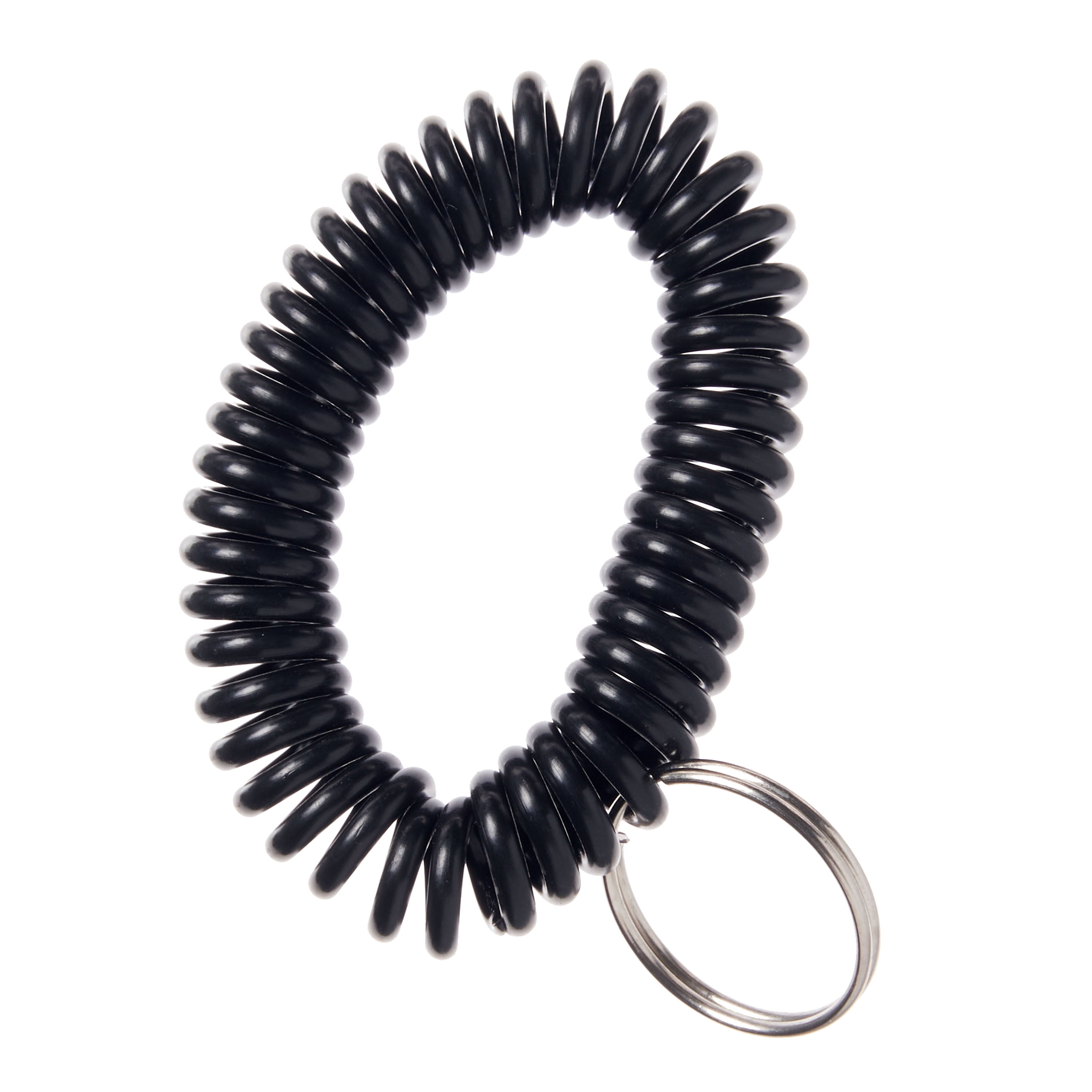 QEEQPF 6 Pieces of Stretchy Spiral Keyring, with 2 Pieces of