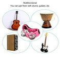 thumbnail image 4 of 2 Pcs Tambour à Pied, Instrument de Percussion Portable pour Concert Fête Cérémonies d'Accueil, 4 of 7