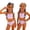 Light pink, variant on CCRFTGI Girls Swimsuit Size 6-7 Two Piece Sets Swim Vacation Bathing Suit Beach Vacation Solid Girls Bikini Cute Summer Girls Fashion Swim Suit Kids Bikini Yellow 1-2 Years