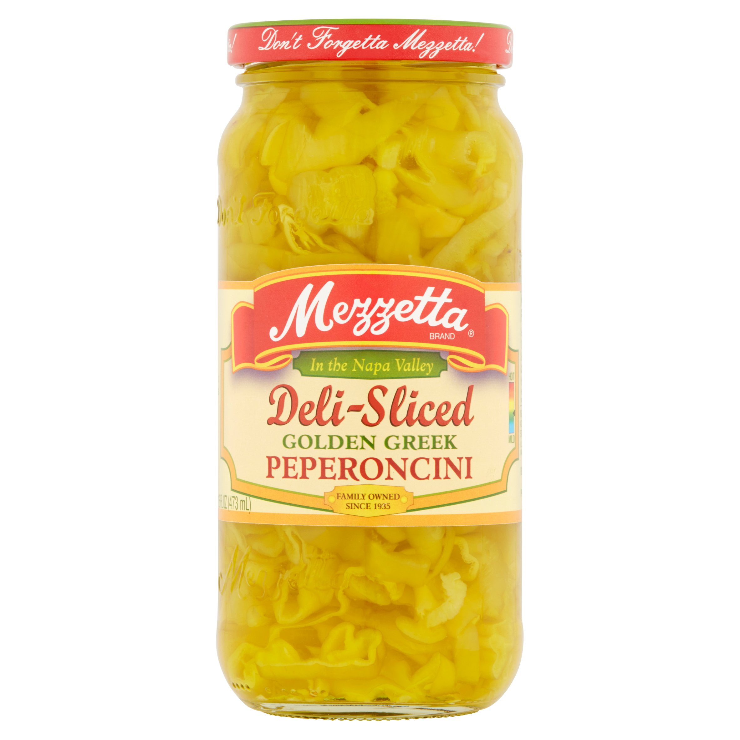 Mezzetta Golden Greek Deli-Sliced Peperoncini, 16 fl oz by Generic