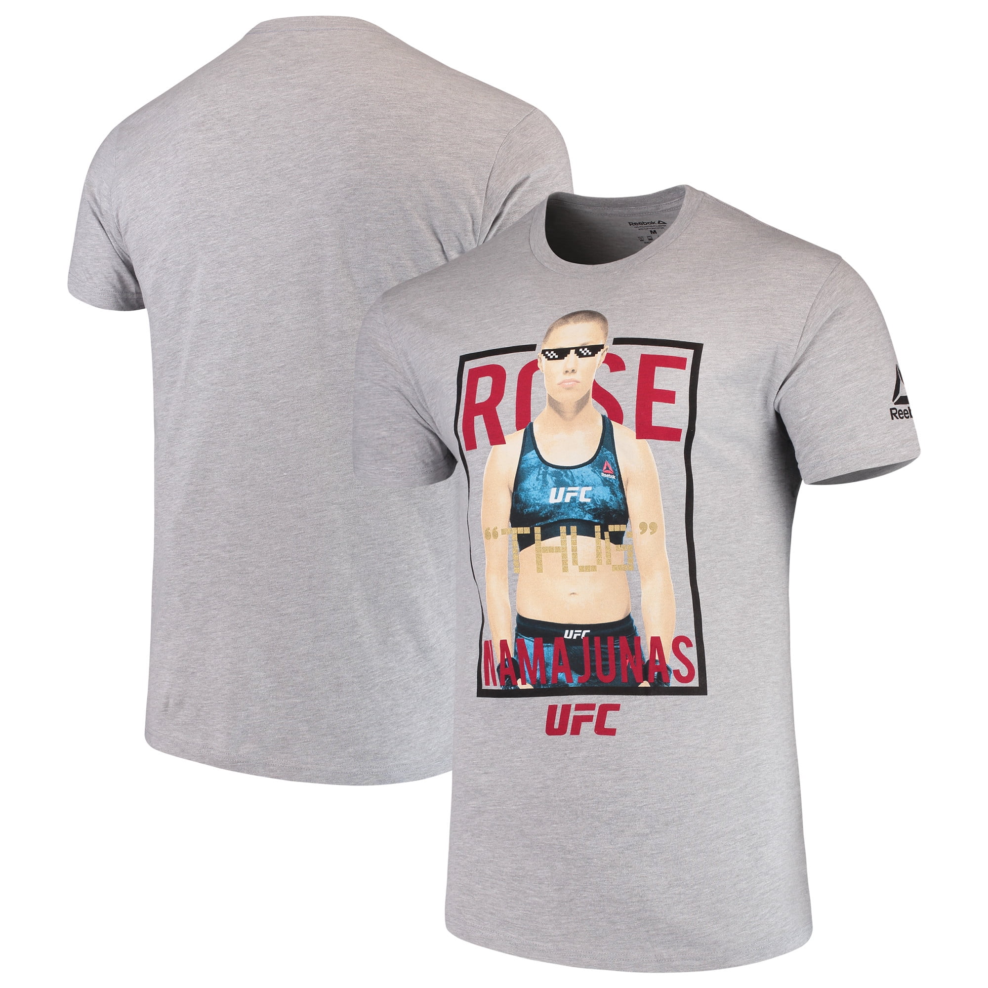 t shirt ufc reebok rose