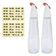thumbnail image 2 of Glass Oil Dispenser Bottle,2pcs Glass Oil Pot Glass Oil Pot Glass Oil Dispenser Elevated Design, 2 of 14