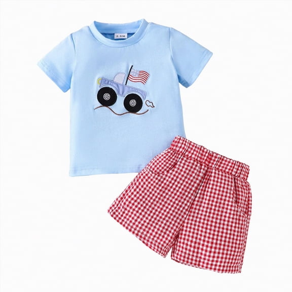 Baby Boy's Clothing Toddler Boy Summer Clothes Kids Boys Cotton Round Neck Print Short Sleeve Basketball 1t 2t 3t 4t 5t 6t T Shirt Shorts Set Outfit 2-Piece