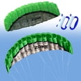 thumbnail image 2 of ZMKIAG Large Parachute Stunt Kite Beach Toys 98.43 inch/2.5 m, Camping & Hiking Perfect Trainer Kite Power to Your Children, Easy to Fly and Convenient to Use, 2 of 8