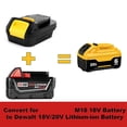 thumbnail image 5 of Mil18dl Battery Converter Adapter For M18 Series Convert To 20v Battery Use For 18/20 Volt Power To, 5 of 5