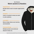thumbnail image 3 of CornerStone Unisex Duck Cloth Work Jacket | Zip Up Outerwear for Men & Women, Durable Construction, Multiple Pockets, 3 of 3