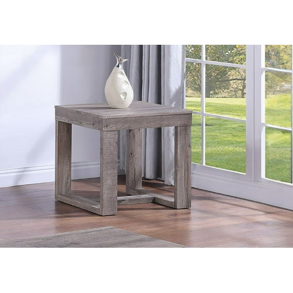 Living Room Coffee Table with Rustic Finish in Contemporary Style, Easy to Clean.