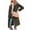 Green, variant on Women'S Winter Coat Casual Notched Lapel Single-Breasted Peacoat Gray XL