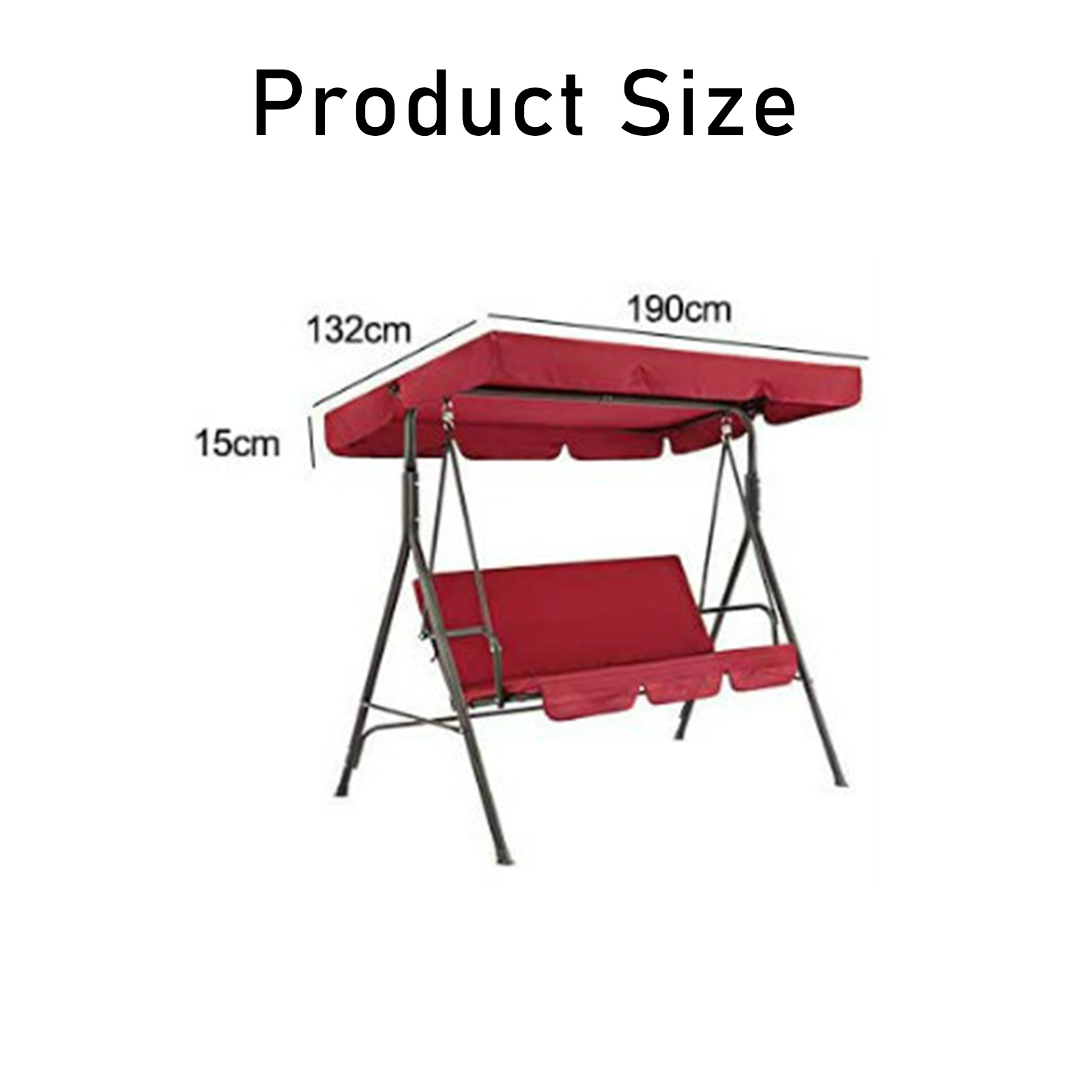 AUQ Waterproof Chair Covers - Outdoor Furniture Covers Waterproof Windproof Patio Cover