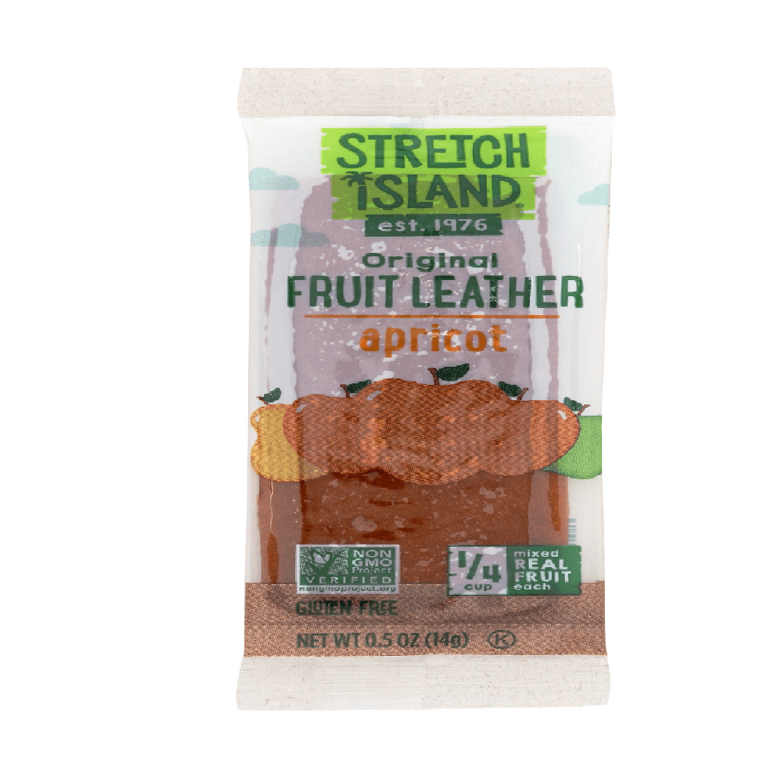 Stretch Island Fruit Leather Apricot,.5oz (Pack of 30)