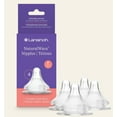 thumbnail image 1 of Tétines pour biberon Lansinoh NaturalWave, tétines en silicone anti-coliques à débit rapide pour 6 mois et plus, lot de 4, 1 of 7