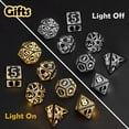 thumbnail image 5 of Rechargable DND Dice Set, Light Up Dice, 7PCS Glowing LED Dice Electronic Dices, D&D Polyhedral Dice Set for RPG Role Playing Table Game, 5 of 6