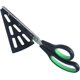thumbnail image 1 of Tijeras para pizza de acero inoxidable de 28 cm, tijeras de cocina con pala para pizza desmontable, (multifunción no solo para pizza) utensilio de cocina (verde), 1 of 5