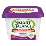 Smart Balance Omega-3 Buttery Spread, 15 oz Tub