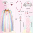 thumbnail image 7 of Princess Dress-up Jewelry Toys for Toddler Girls 3-6 Years, Princess Costume Cloak Set for Girls Party Dress, 7 of 7