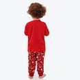 thumbnail image 4 of Yuanyu Matching Family Pajamas Sets Christmas PJ's Long Sleeve Tee and Bottom Loungewear, 4 of 7