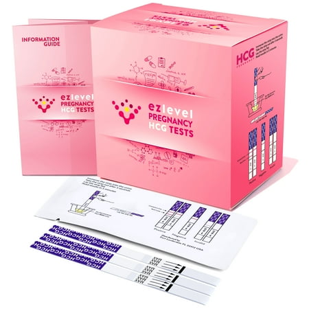 EZ Level 50 Pregnancy HCG Urine Test Strips (50 (Best Time For Accurate Pregnancy Test)