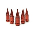 thumbnail image 3 of 20 Red 14x1.5 Spike Lug Nuts For 2015-Newer Ford Mustang GT Premium EcoBoost, 3 of 8