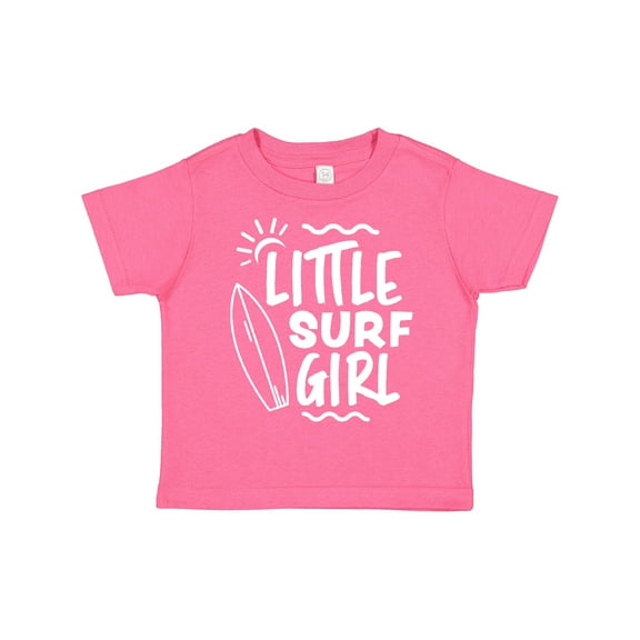 Inktastic Little Surf Girl with Surfboard Girls Toddler T-Shirt