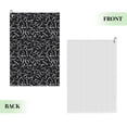 thumbnail image 2 of Kdxio Numbers Pattern Golf Towel (24" X 16") with Carabiner Clip - The Convenient Golf Cleaning Towel, 2 of 8
