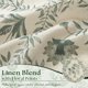 thumbnail image 3 of Cortinas con dos paneles, color verde salvia, diseño floral, 115 x 114 cm, mezcla de lino, 3 of 7