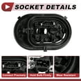 thumbnail image 4 of Conector de Cableado de Lámpara Trasera Derecha Unique Bargains para vehículos Volkswagen Tiguan 5N con lámpara halógena 08-12 No.5ND945258, 4 of 7
