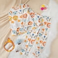 thumbnail image 2 of bwdbhd Toddler Baby Boys Girls Pajamas Kids 2 Piece Pj's Long Sleeve Cartoon Sleepwear Clothes Set Outfits,Little Girl Boy Pajamas, 2 of 9