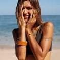 thumbnail image 4 of 10 hojas de tatuajes temporales metálicos, para mujeres, niñas o adultos, para playa, festivales y fiestas., 4 of 6