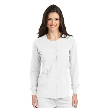 Grey's Anatomy Signature Warm-Up for Women - Super-Soft Medical Scrub Jacket