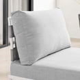 thumbnail image 6 of Harmony Sunbrella Outdoor Patio Aluminum Armless Chair, 6 of 6