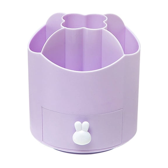 Qholemyo 360 Degree Rotating Desktop Pen Organizer Student Office Stationery Makeup Brush Bucket Desk Organizer Organization And Storage Office Supplies