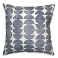 thumbnail image 2 of Creative Products Distressed Navy Circle Pattern 18x18 Spun Poly Pillow, 2 of 3