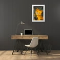 thumbnail image 3 of Treechild 24x32 White Modern Wood Framed Museum Art Print Titled - Little Leo, 3 of 4