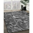 thumbnail image 2 of Ahgly Company Indoor Square Patterned Gray Wolf Gray Area Rugs, 6' Square, 2 of 6