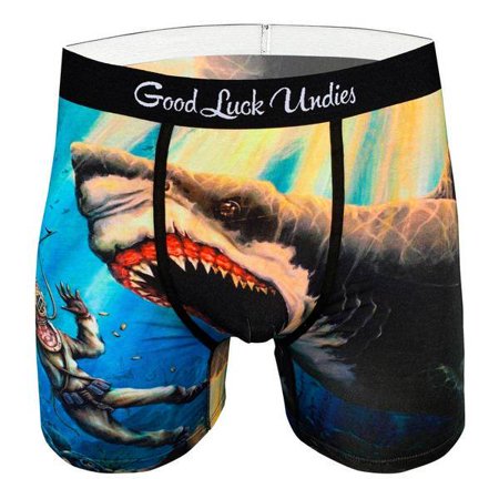 

Good Luck Undies Boxer Briefs - Shark Attack Size: L