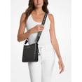 thumbnail image 3 of Michael Kors Jet Set Travel Small Shoulder Messenger Crossbody Bag (Black Signature/Silver Tone2), 3 of 3